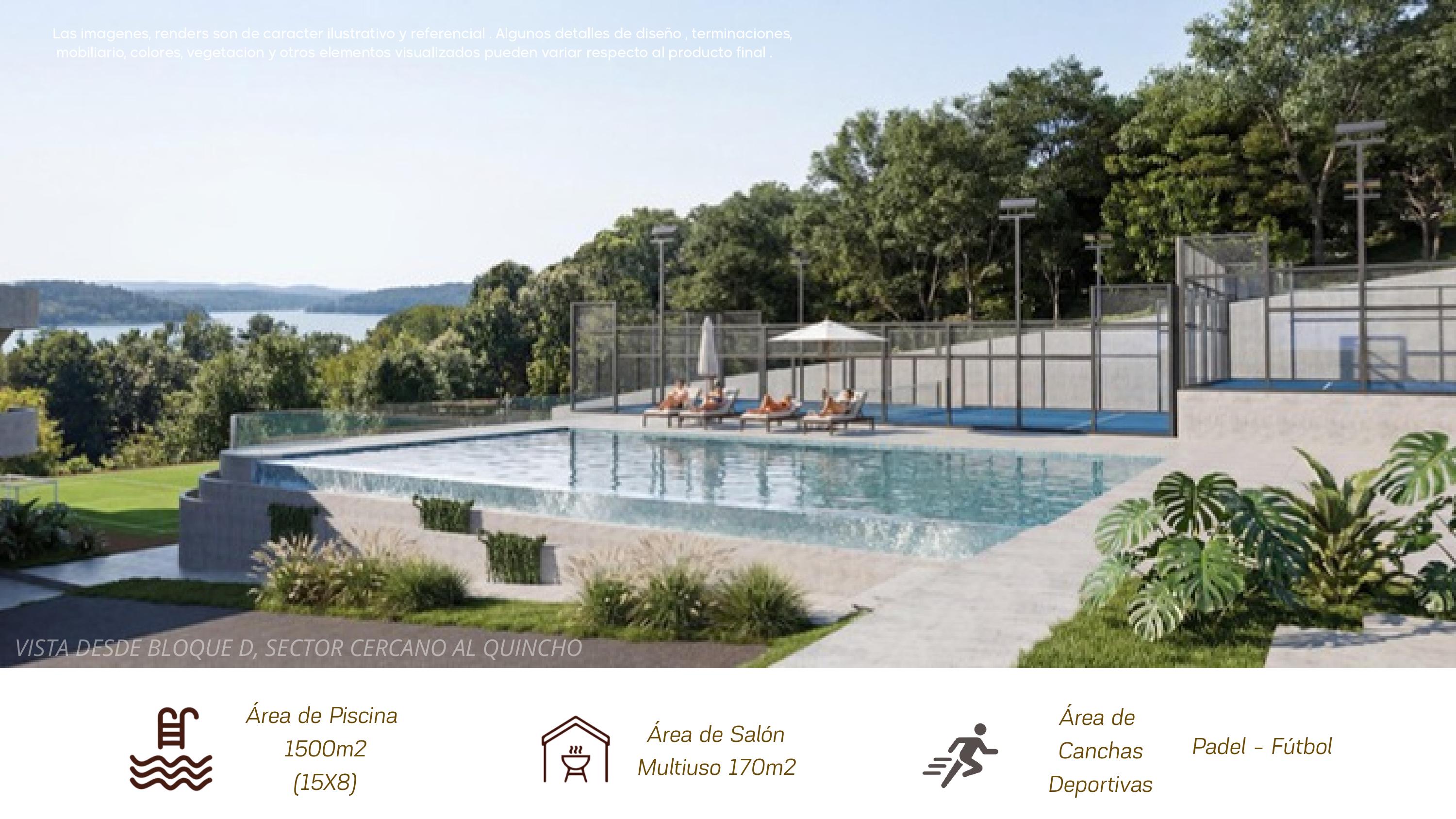 Piscina y solárium